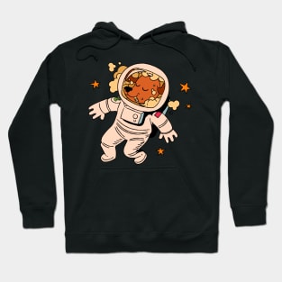 Stoned Astronaut Dog By BestPlanetBuyers Hoodie